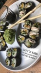 Sushi raw rolls